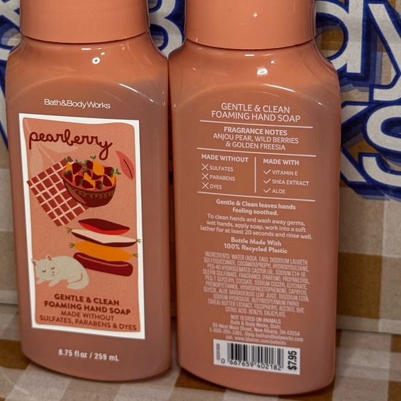 NEW B&BW(2) Pear-berry Foaming hand soap 8.75 fl oz each - Picture 2 of 2